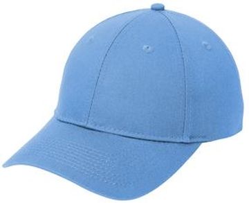 Port & Company Adult Unisex Six-Panel Mid Profile Structured 100% Cotton Twill Cap